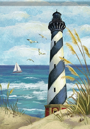 Lighthouse Decorative Garden Flag